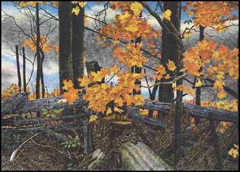 Split Rail Fence (01529/2013-2367) by Ants Reigo sold for $313