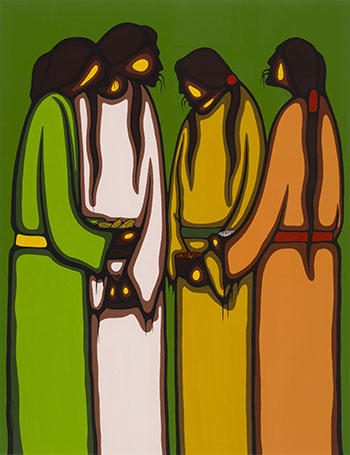 Sacred Food (#0044) by Leland Bell sold for $2,250