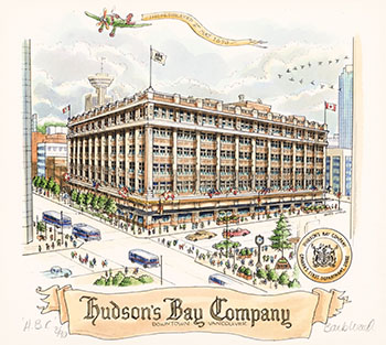 H.B.C. (Downtown Vancouver) (#0085) by Barbara Wood sold for $875