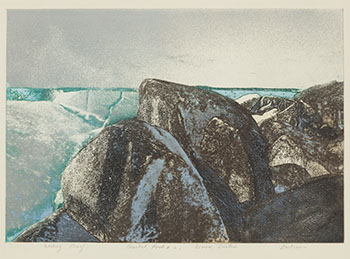 Coastal Rock #2, Nova Scotia (#0357) by Edward John Bartram sold for $2,000