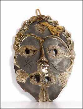 Hanging Mask (02014/2013-962) by Patti Hartnagel sold for $63