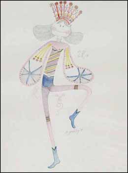 Whimsical #7 (02112/2013-1231) by Phyllis Godwin sold for $125