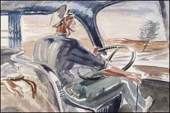 Distance Bus Driver (02252/2013-157) by John Ensor sold for $1,000
