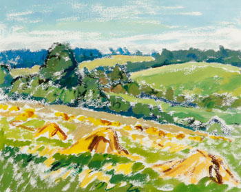 North Yarmouth Harvest Scene (03503/291) by Clark Holmes McDougall sold for $500