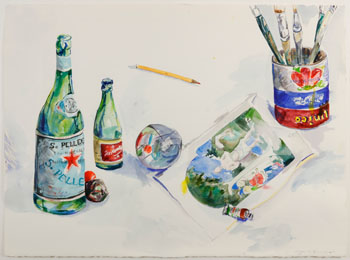 Il Tema Italiano #4 (03497/306) by Lynn Donoghue sold for $225