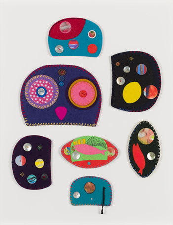 Ovoid Felts by Charlene Vickers sold for $2,000