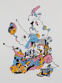 9 - 5 by Jason McLean sold for $625