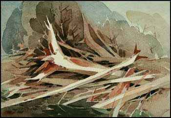 Log Jam (00011/TN111) by Luke Orton Lindoe sold for $563