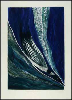 Dark Side of the Loon (00305/2013-T636) by Stephanie Rayner sold for $188