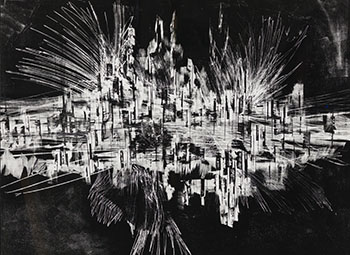 Au-delà de la pluie by Charles Daudelin sold for $1,000