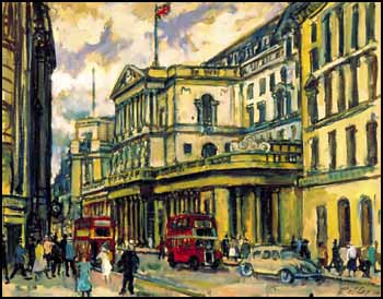 The Old Lady of Thread Needle Street, London by Llewellyn Petley-Jones vendu pour $2,420