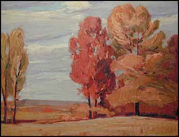 Scarlet and Gold by Edward Llewellyn Bellsmith vendu pour $345