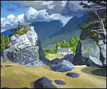 View of Friendly Cove, Nootka Sound by Clayton Anderson sold for $6,325