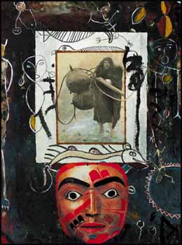 Untitled - Bagman and Haida Mask by Jane Ash Poitras vendu pour $4,600