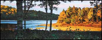 Last Light on the Gander by Clayton Anderson sold for $17,250