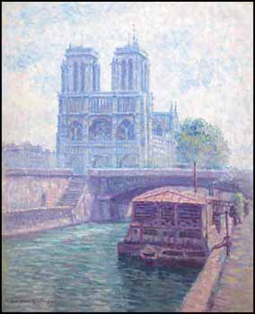 Notre Dame vue du quai St. Michel by Caroline Helena Armington vendu pour $7,475