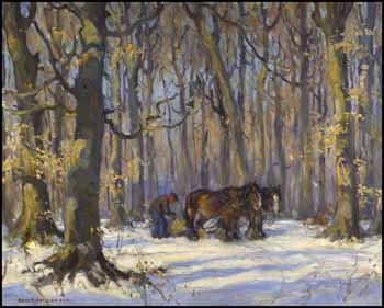 Baker's Wood (Beechwoods), Just North of Bathurst Street, West of Thornhill, Ontario by Manly Edward MacDonald vendu pour $13,800