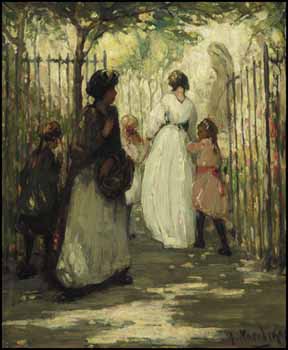 Entrance to the Garden by Henrietta Mabel May vendu pour $128,700