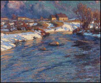 Winter Sunglow: Arthabaska by Marc-Aurèle de Foy Suzor-Coté vendu pour $269,100