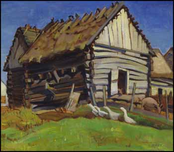 The Log Barn by Kathleen Frances Daly Pepper vendu pour $11,700