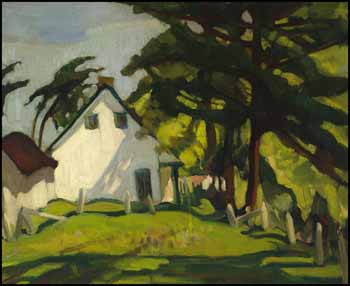 Cottage with Clothesline by Henrietta Mabel May vendu pour $38,025