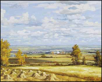 Viewing of Kingman, Alberta, Looking East (00630/2013-597) by Duncan MacKinnon Crockford vendu pour $1,404