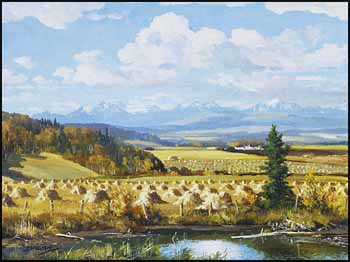 The Millerville Valley, Alberta (00631/2013-595) by Duncan MacKinnon Crockford vendu pour $1,836