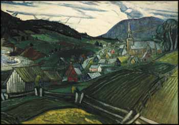 Paysage de Gaspésie, L'Anse-aux-Gascons by Marc-Aurèle Fortin vendu pour $354,000