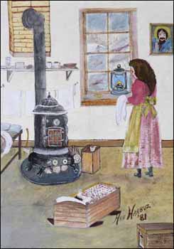 Put the Lantern in the Window (02531/2013-2537) by Ann Alexandra Harbuz sold for $378
