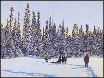 Making a Trail to the Woods by Frank Hans (Franz) Johnston vendu pour $100,300