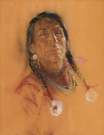 Portrait of an Indian by Nicholas de Grandmaison vendu pour $32,450