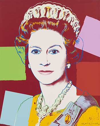 Queen Elizabeth II of the United Kingdom, from Reigning Queens (F.S.II.334) by Andy Warhol vendu pour $277,250