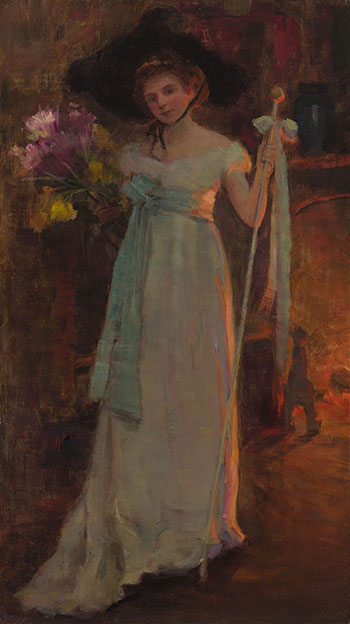 Young Woman by Sophie Theresa (Deane-Drummond) Pemberton vendu pour $18,750