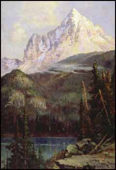 Evening, Mount Pelee - Yellow Head Pass by George Horne Russell vendu pour $6,380