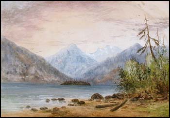 Pitt Lake, BC by W.J. (Walter James) Baber vendu pour $275
