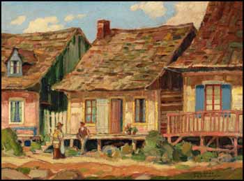 Old House at Oka by Hal Ross Perrigard vendu pour $1,638