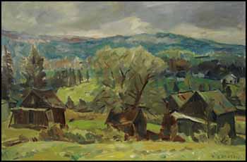 Spring Rain, Christieville by Helmut Gransow vendu pour $1,989