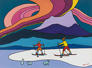 Cross Country Skiing by Ted Harrison vendu pour $67,250