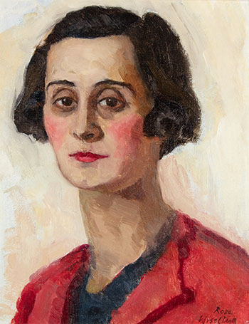 Self-Portrait by Rose Wiselberg sold for $1,250