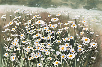 Meadow of Daisies by Maggie White vendu pour $1,250