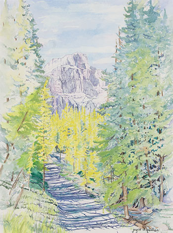 Hiking Trail by Joyce Quillian sold for $63