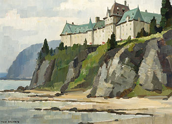 Manoir Richelieu in August by Tom (Thomas) Keith Roberts sold for $5,938