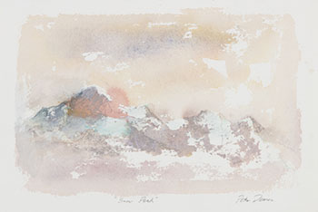 Snow Peak by Peter Deacon sold for $188