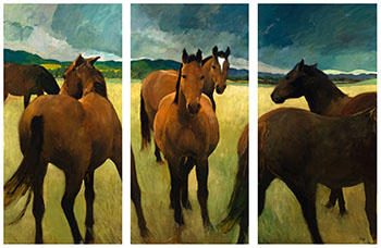 Wild Horses Together by Philip Craig sold for $3,438