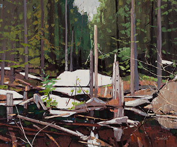 Snow Patches, Brandywine by Donald Appelbe Smith sold for $875