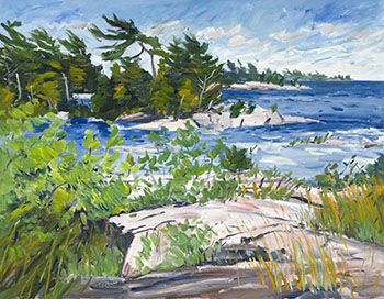 Georgian Bay from Strauss Island by Bruce Steinhoff sold for $1,625