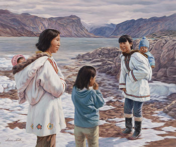 In Pangnirtung After a Storm by Anna T. Noeh vendu pour $1,125