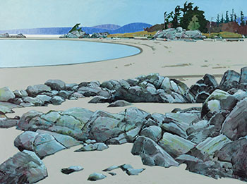 Schooner Retreat - Rivers Inlet, BC by Robert Genn sold for $13,750
