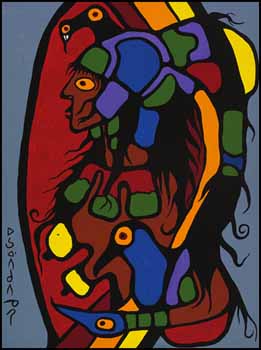 Visionary Women and Fly by Norval H. Morrisseau vendu pour $23,400