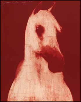 Red Horse Head by Joe Andoe sold for $625
